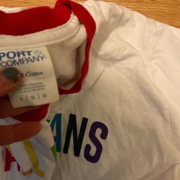 NWOT Red Ringer Pride T Shirt - Picture 3 of 4